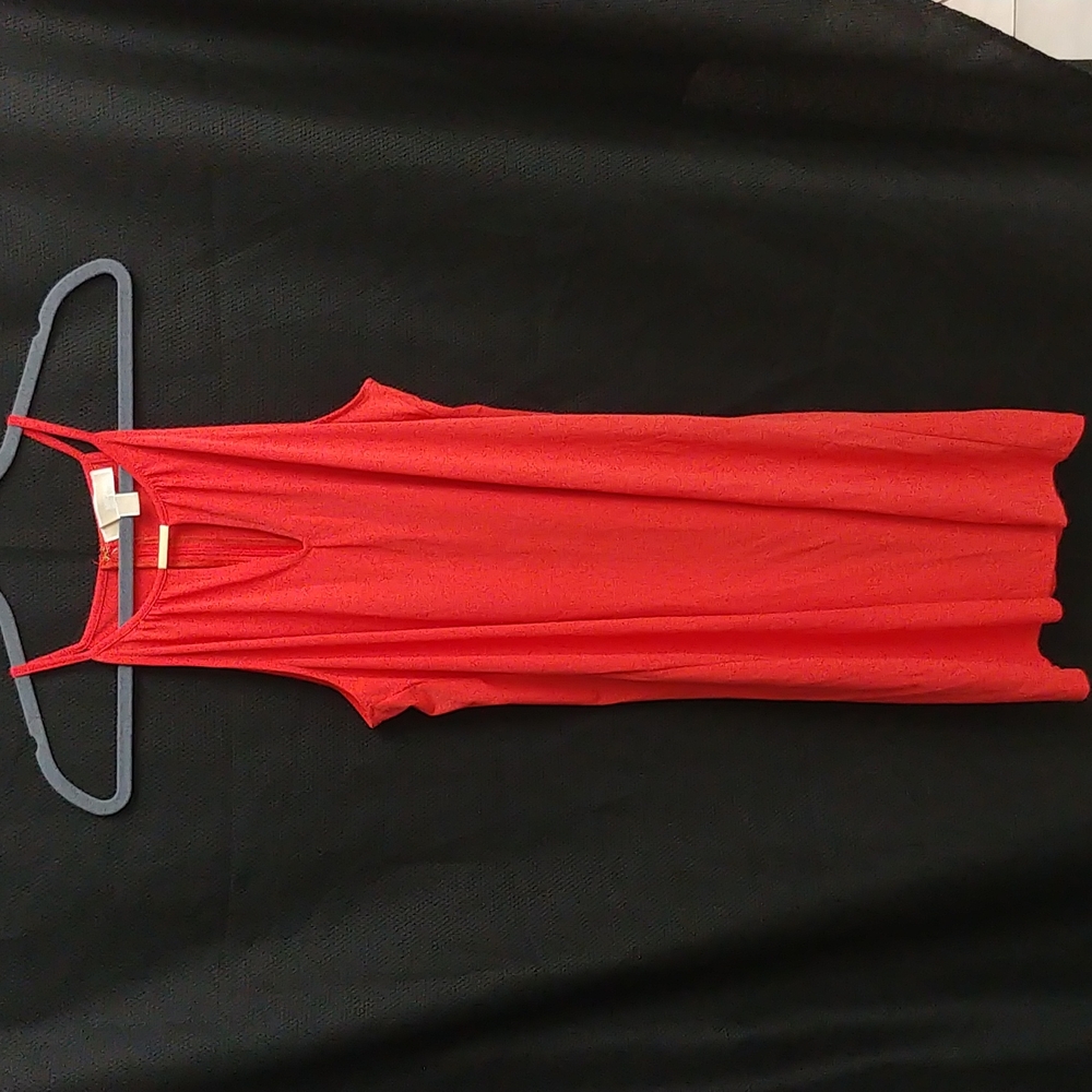 MK Sleeveless Orange Dress